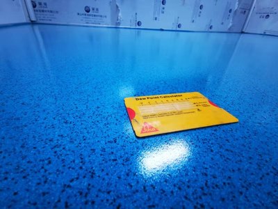 sika自流平彩砂蓝色